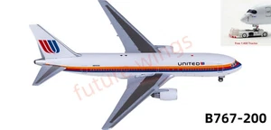 1:400 AeroClassics AC411378 United Airlines B767-200 N602UA+Free Tractor - Picture 1 of 7