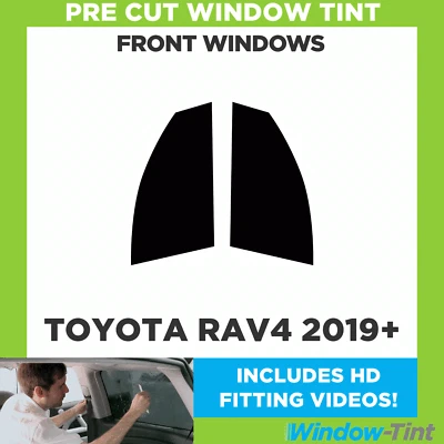 For Toyota Rav4 2019+ Pre Cut Window Tint Front Windows - Image 1 of 4