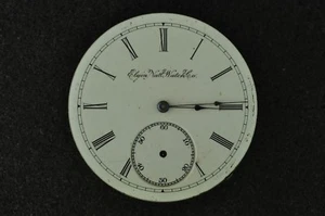 VINTAGE 16 SIZE GRADE 127 ELGIN H.C. POCKET WATCH MOVEMENT - NOT RUNNING - Picture 1 of 2
