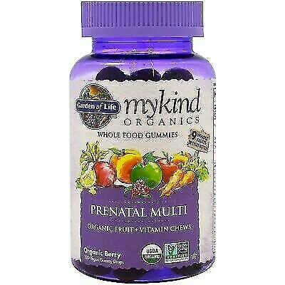 Garden of Life Prenatal Gummy Vitamins - 120 Real Fruit Chew Gummies