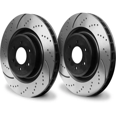 Juego de discos de freno traseros GD1846 EBC de 2 ruedas para Audi A4 Quattro A6 A8 A5 Q5 A7 Macan Foto 1 de 2