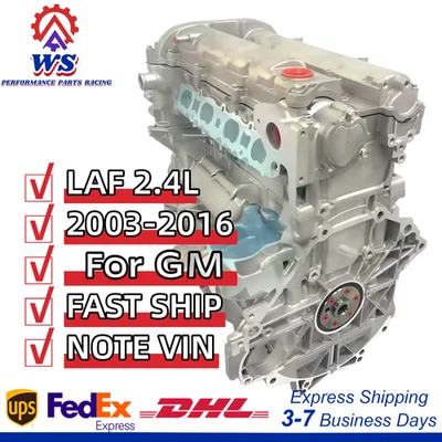 LAF Long Block Engine Assembly For GMC Terrain Buick LaCrosse Chevy Captiva 2.4L - Image 1 of 4