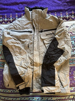 Spyder Hombres M Team Venom Esquí Snowboard Chaqueta Impermeable Nieve Suavemente Usada Foto 1 de 4