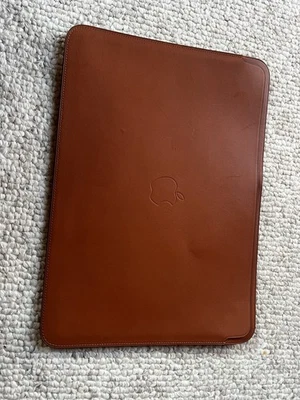Apple Leather Sleeve for MacBook Pro 15 - Saddle Brown - Image 1 of 4