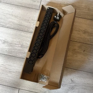 16 way IEC C13 PDU - 1U 19" Power Distribution Unit - Horizontal or Vertical - Picture 1 of 2