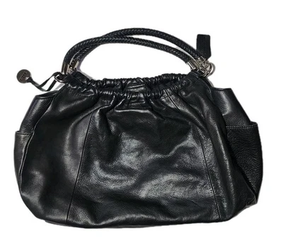 a.n.a. Черный из натуральной кожи сумочка сумка плетеные ручки ana Hobo сумка хром - Изображение 1 из 4