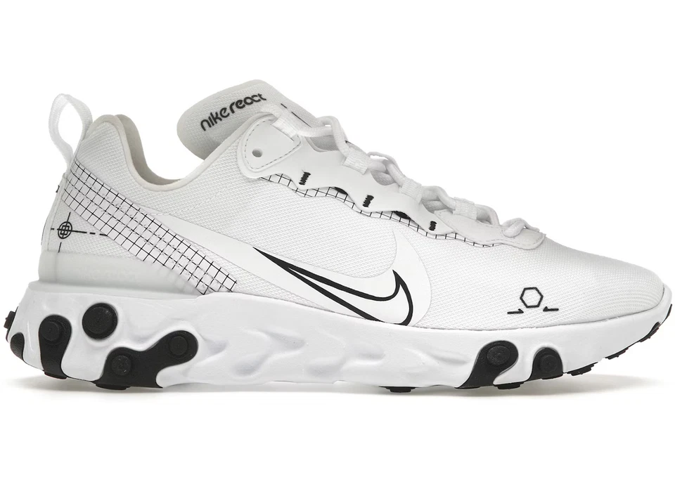 Nike React Element 55 Schematic CU3009 100  UK 7.5 US 8.5 EUR 42 - Image 1 of 4