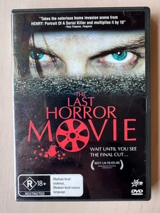 The Last Horror Movie (2003) - 2012 MRA DVD Australia - Julian Richards - Picture 1 of 5