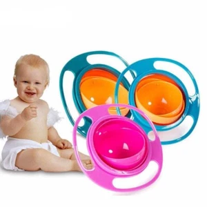 Baby/Toddler Spill-proof Bowl 360 Rotate Universal - Picture 1 of 17