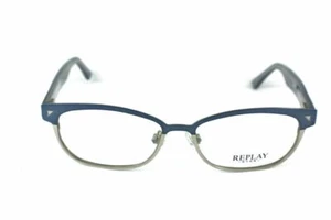 REPLAY/Rahmen/425/MATT BLAU ÜBER SILBER METALL/BLAUE ACRYLARME/52/15/140mm - Bild 1 von 1