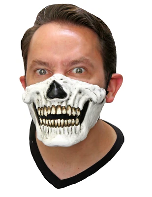 Ghoulish Productions Muzzle  Skull Latex Face Mask Horror Halloween Cosplay - Image 1 of 4