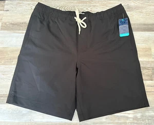 Swim Trunk Shorts Trinity Coast Large Tall. Black NEW - Bild 1 von 7
