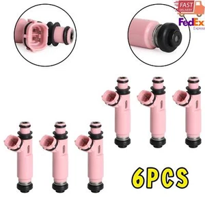 6PCS Fuel Injectors 23250-20030 Fits Toyota Camry Sienna Solara Fit Lexus ES300 - Picture 1 of 12