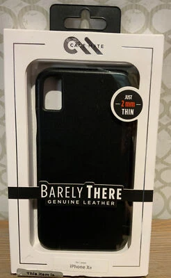 🍒 Case-Mate,Barely There,Genuine Leather,For iPhone XR,New - Image 1 of 3