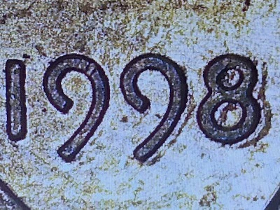 1998 P Lincoln cent with Rare errors! - Image 1 of 4