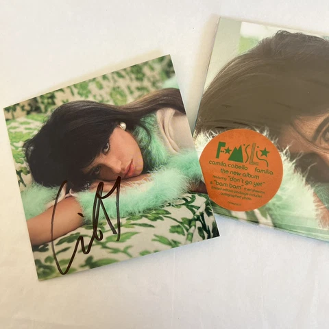 Camila Cabello Signed CD Insert for Familia, Autographed Album SOLD OUT Cover