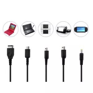 5 in 1 USB Charger Charging Cable Cords for Nintendo NDSL NDS NDSI XL 3DS - Picture 1 of 4