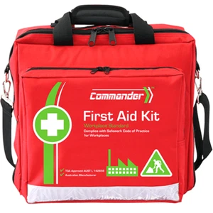 NEW Commander First Aid Kit Versatile Soft Bag Workplace Office Home Compliant - Bild 1 von 3