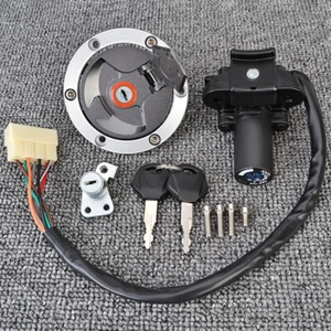 Ignition Key Lock Set Kit Switch For Kawasaki Ninja 250 EX250 EX300 BR250 Z250SL - Foto 1 di 10