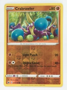 Crabrawler 084/198 Reverse Holo Common Chilling Reign Pokemon Lightly Played LP - Picture 1 of 5
