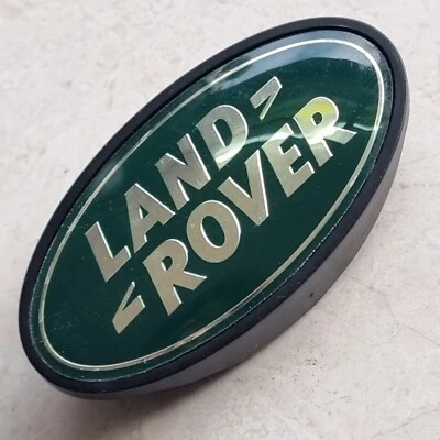 Land Rover Range Rover Grill Insignia Retro Clásico Negro Plata Verde Foto 1 de 4