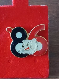 '86 GEORGIA BULLDOGS HAT/JACKET PIN 7/8" X 1" - Picture 1 of 3
