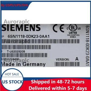 New Siemens 6SN1118-0DK23-0AA1 SIMODRIVE 611 DIGITAL CONTROL 6SN1 118-0DK23-0AA1 - Picture 1 of 4