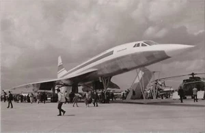 CONCORDE AT AIRSHOW VINTAGE ORIGINAL PRESS PHOTO 3 - Picture 1 of 2