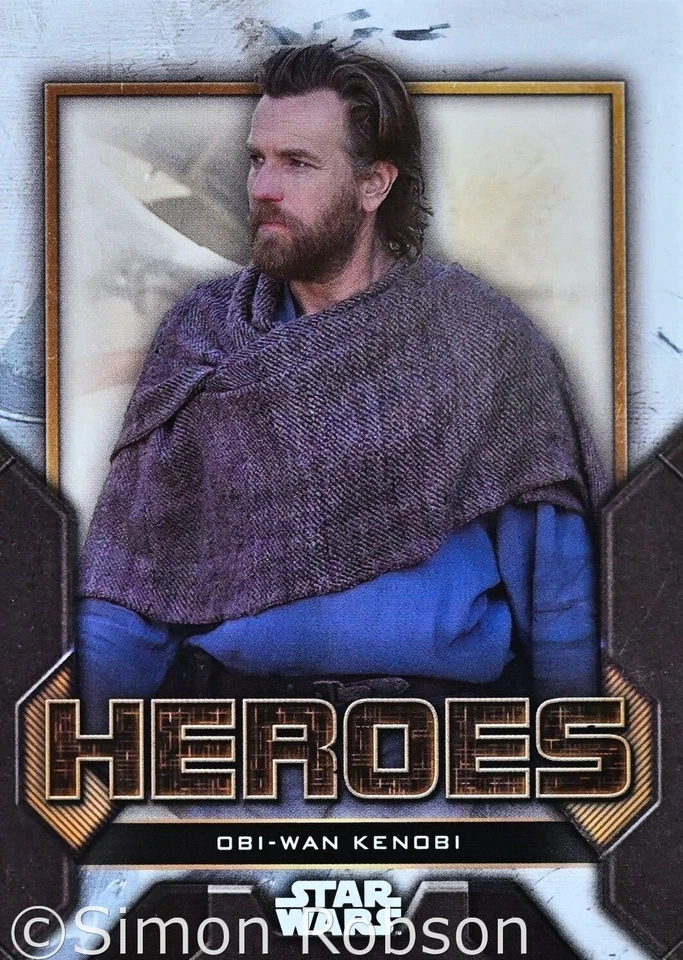STAR WARS OBI-WAN KENOBI SEASON ONE SERIES 1 TRADING CARDS HEROES CARD H-3 2023 - Image 1 of 1