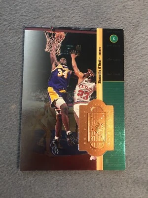 1998-99 SPx Finite #83 Shaquille O'Neal #07996/10000 - Image 1 of 4