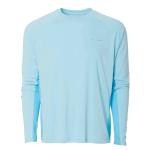 Camisa de pesca absorbente de humedad Grundens Solstrale Crew talla XL - color azul cielo - Imagen 1 de 1