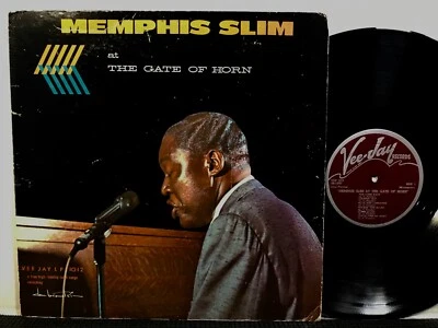 MEMPHIS SLIM At The Gate Of Horn LP VEE JAY 1012 MONO Blues Foto 1 de 2