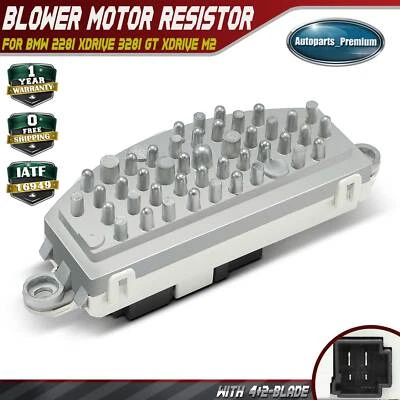 Resistencia de motor soplador de climatización para BMW 228i xDrive 328i GT xDrive 428i Gran Coupé M2 Foto 1 de 4