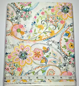 2015 Marianna BTY Gray Sky Studios Florals Paisley Cotton Sew Quilt Fabric - Picture 1 of 3