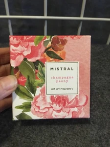 Rare! Mistral brand Champagne Peony soap NIB 6 oz - Picture 1 of 2