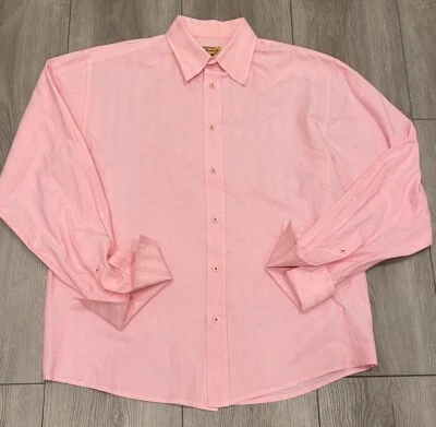 Camisa Y. Cromo Abotonada Manga Larga Puño Francés Talla Grande Rosa Rayas Y4100355 Foto 1 de 4
