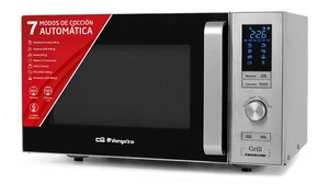 Orbegozo MIG2528 Mikrowelle mit Grill und Konvektion – 900W, 25 Liter Edelstahl - Bild 1 von 4
