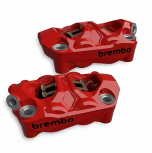 NEW OEM 2025 Ducati Panigale V4 Red Colored Front Brake Calipers 96180901AA - Picture 1 of 1