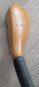 Antique Vintage John Henry Long Nose Hickory Wood Shaft Golf Club Putter Remake - Picture 1 of 14
