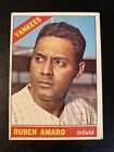 1966 Topps Baseball # 186 Ruben Amaro Yankees