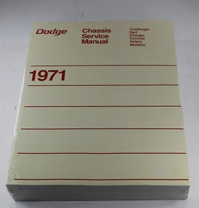 NEW 1971 Dodge Chassis Service Manual - Picture 1 of 1