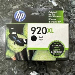 HP 920XL Black Ink Cartridge Warranty Ends 11/23 FREE SHIPPING - Picture 1 of 2