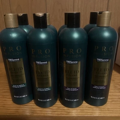 (8) Tresemme Pro Infusion Fluid Smooth Silky Conditioner & Shampoo 16.5 Oz(4/4). - Image 1 of 2