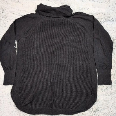 Suéter Eddie Bauer Mujer L Negro Cómodo Cuello Alto Texturizado Informal Foto 1 de 4