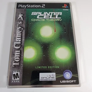 Steelbook Splinter Cell Chaos Theory Limited Sony Playstation 2 PS2 Completo - Imagen 1 de 5