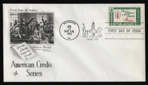 #1144 4c American Credo: Henry, Art Craft Sealed Flap **ANY 5=FREE SHIPPING** - Picture 1 of 1