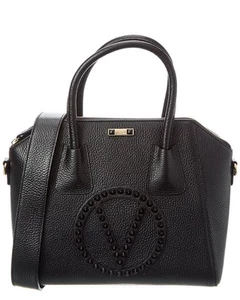 Valentino By Mario Valentino Minimi Rock Leather Satchel Women's Black - Picture 1 of 4