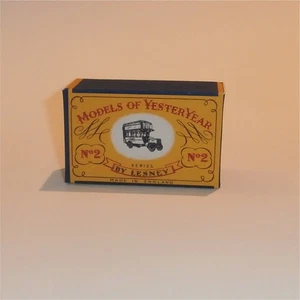 Matchbox Lesney Yesteryear 2 a London Bus C Style Repro Box - Picture 1 of 5