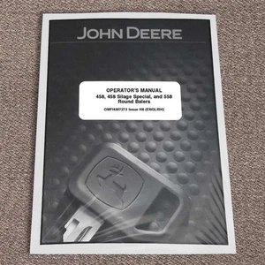 John Deere 458, 458 Silage Special & 558 Rundballenpresse Bedienungsanleitung - Bild 1 von 1