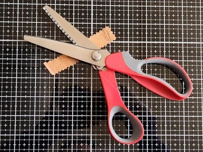 Pinking Shears Craft Scissors 9" Stainless Steel Fabric Craft Scrapbook Shears - Image 1 of 4